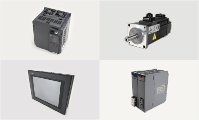 PLC、インバータ、モーター、タッチパネル、基板、FA機器まで幅広く対応。
