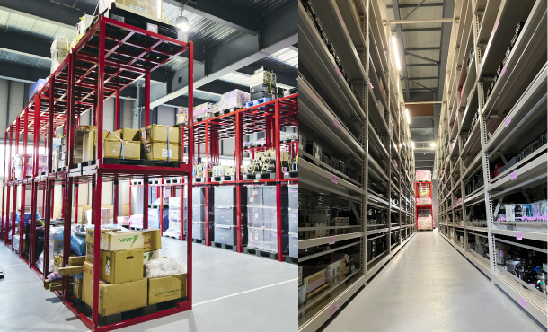 交換用部品がなくても代替対応が可能。